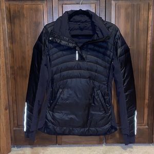 Lululemon Black “Down for a Run Pullover” Jacket
